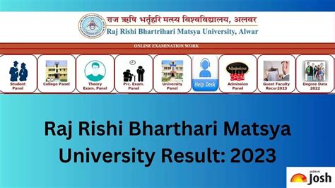 matsya university result|rrbmu alwar result.